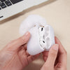 White Glitter Keychain Case for Airpods Pro