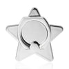 Classy Silver Metallic Star Grip Ring