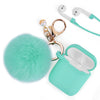 Mint Green Keychain Case for Airpods