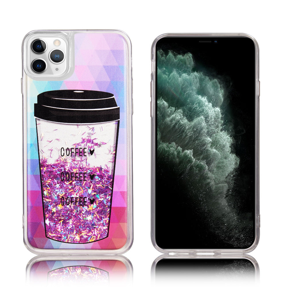 Classy Coffee Glitter Case for iPhone