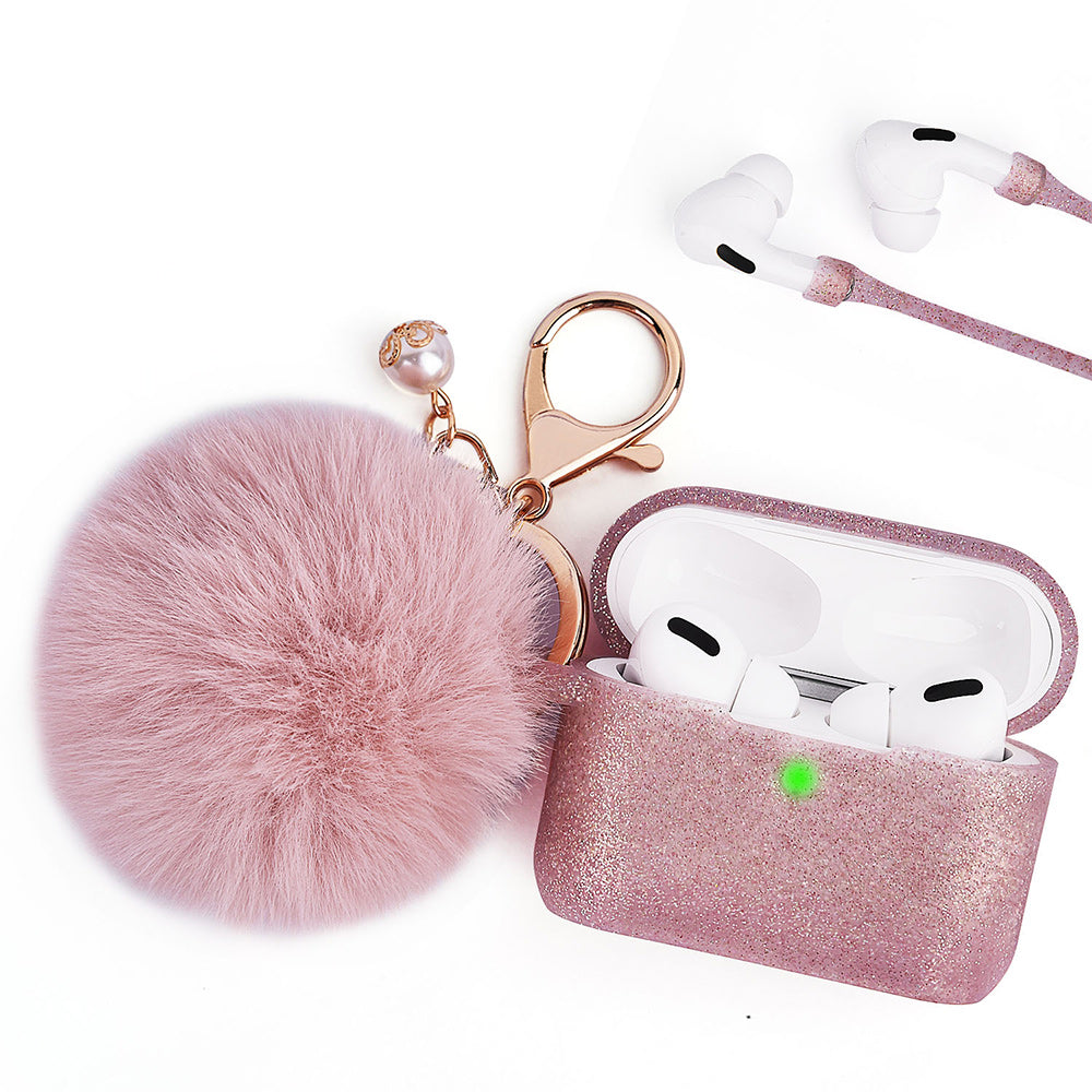 Rose Gold Glitter Case for Airpods Pro